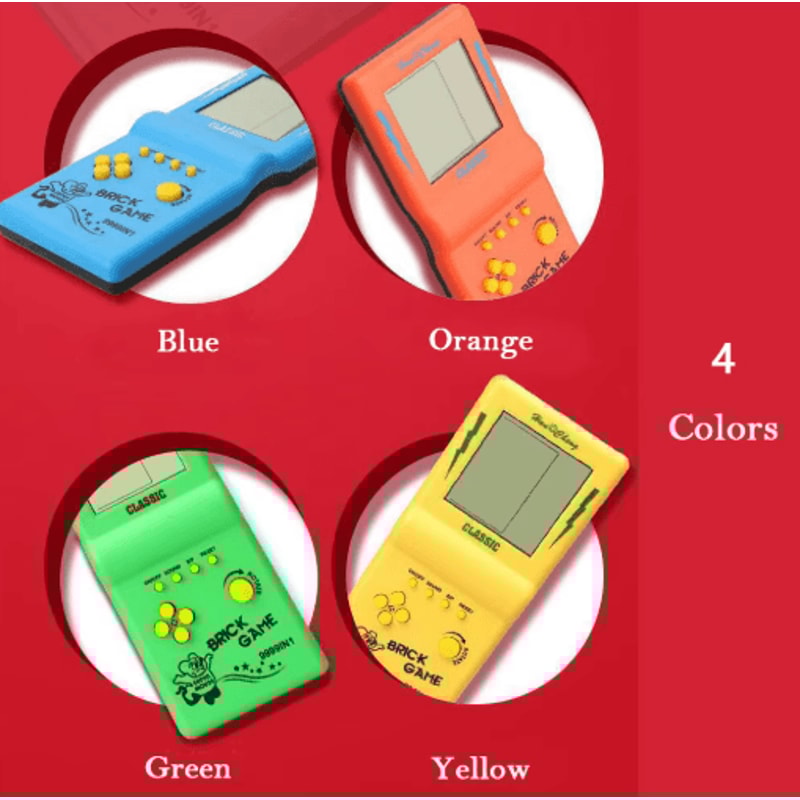 Retro Handheld Tetris Game Console Portable Puzzle Gaming Device For Kids Nostalgic Play 9