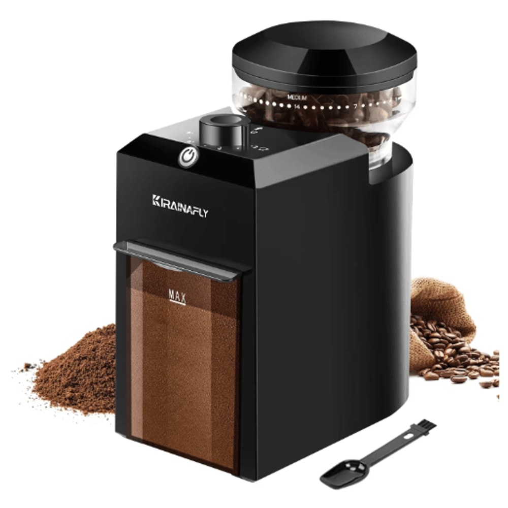 Electric Burr Coffee Grinder With 28 Adjustable Settings Precision Grinder For Espresso French Pre 0