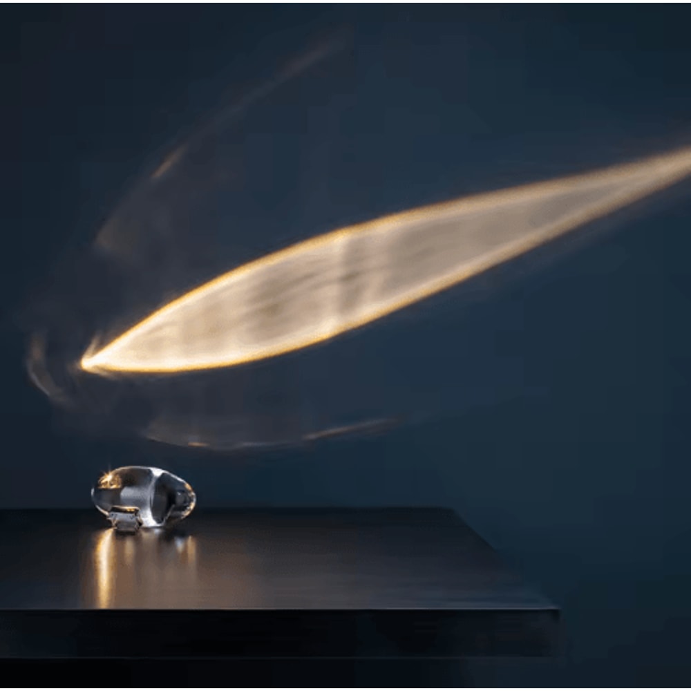 Italian Designer LED Crystal Table Lamp Eye Of The Sky Ambient Projector Night Light 3