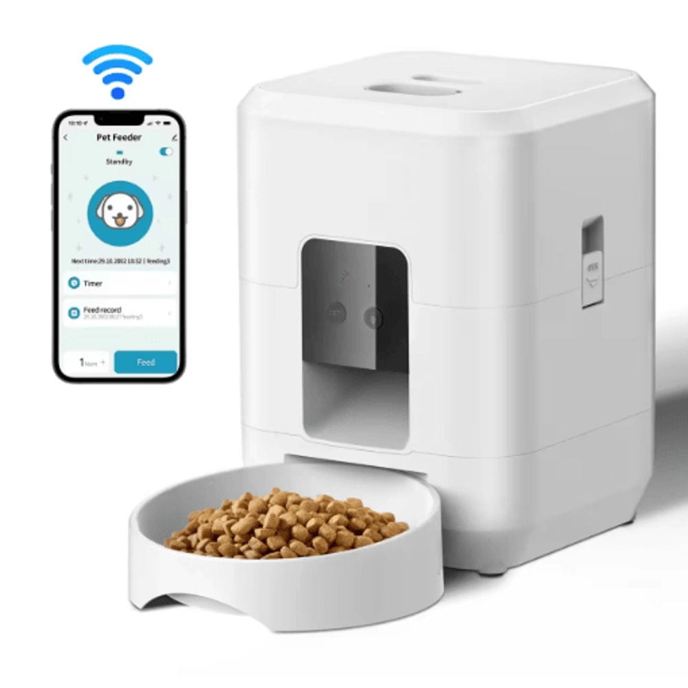 Smart Automatic Pet Feeder With Timer Portion Control Cat Dog Food Dispenser 5