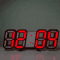 3D LED Digital Alarm Clock With Temperature Modern Wall Desk Display Clock 3