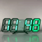 3D LED Digital Alarm Clock With Temperature Modern Wall Desk Display Clock 4