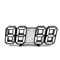 3D LED Digital Alarm Clock With Temperature Modern Wall Desk Display Clock 6