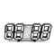 3D LED Digital Alarm Clock With Temperature Modern Wall Desk Display Clock 6
