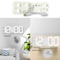 3D LED Digital Alarm Clock With Temperature Modern Wall Desk Display Clock 11