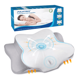 orthopedic memory foam cervical pillow ergonomic neck support with breathable slow rebound design