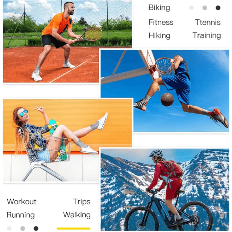 8Pack Breathable Cushioned Running Socks Durable Athletic Sports Socks For Men Women 5