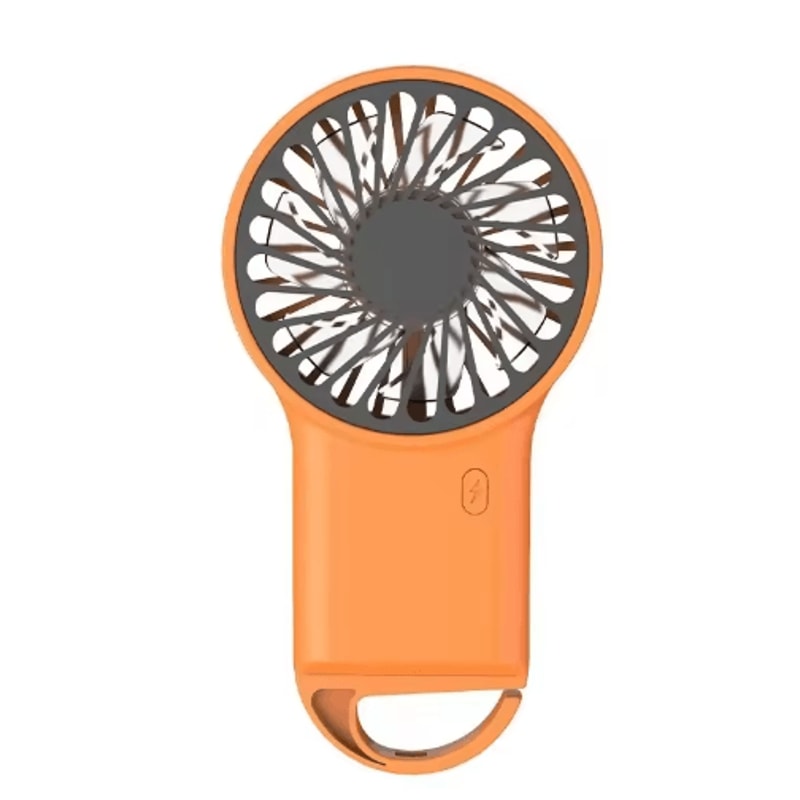 Foldable USB Rechargeable Mini Fan Portable Handheld Desktop Cartoon Cooling Fan With Hook 3