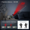 LED Digital Projection Alarm Clock Ceiling Projector Clock With Temperature Display Snooze 5