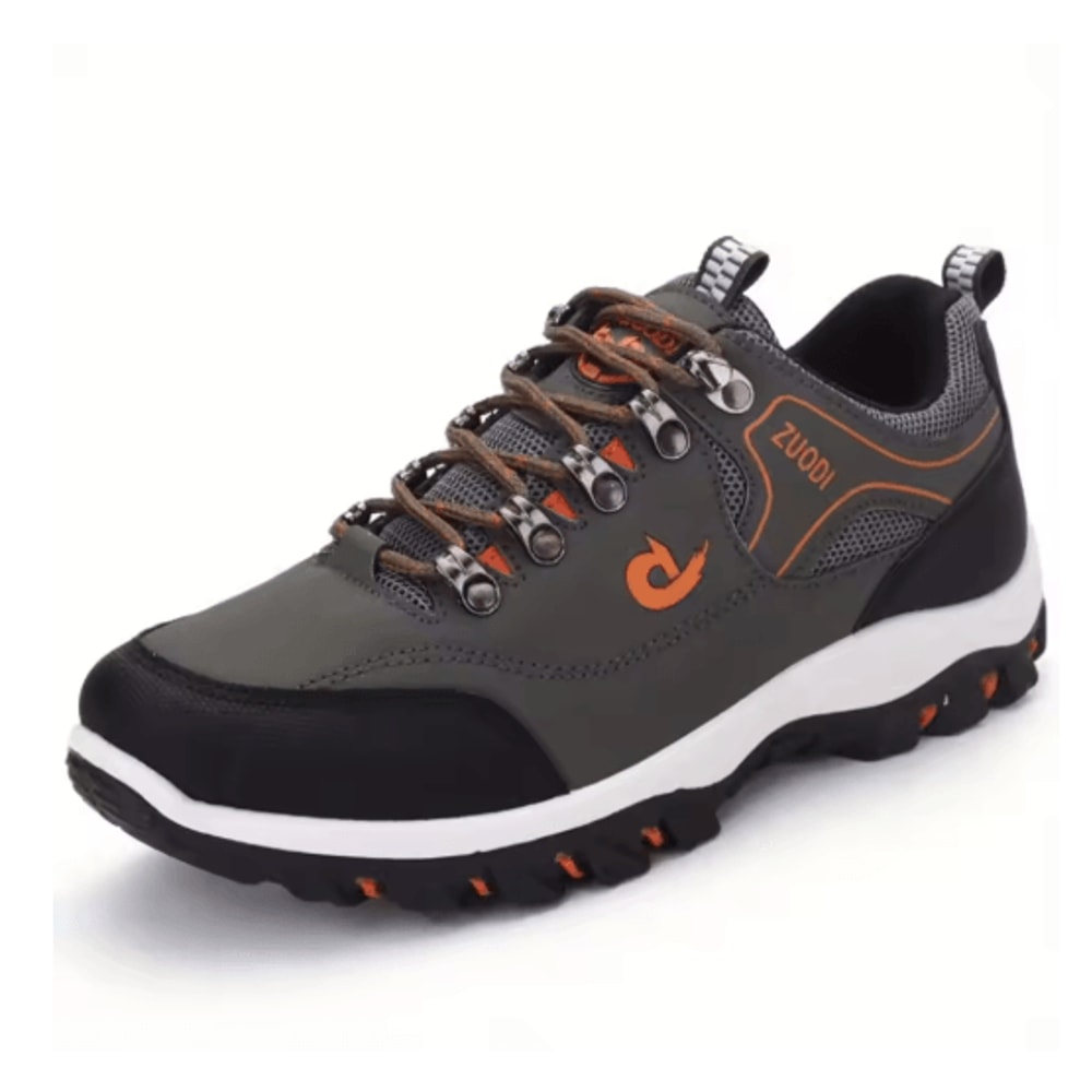 Mens Casual Leather Sneakers Lightweight Breathable Walking Shoes For Everyday Comfort 2