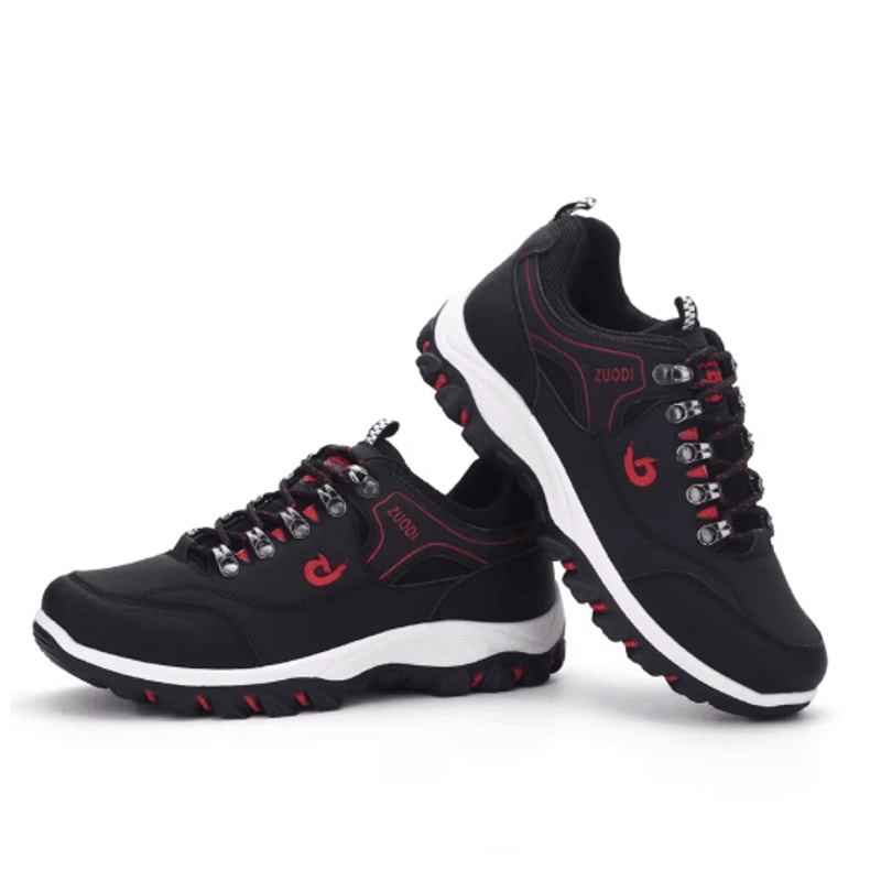 Mens Casual Leather Sneakers Lightweight Breathable Walking Shoes For Everyday Comfort 4