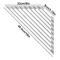 Roll Up Triangle Over Sink Drying Rack Foldable Stainless Steel Dish Drainer Corner Organizer 2