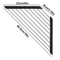 Roll Up Triangle Over Sink Drying Rack Foldable Stainless Steel Dish Drainer Corner Organizer 3