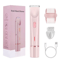 Mini Waterproof Rechargeable Womens Electric Shaver Dual Head Bikini Trimmer Body Hair Remover 3