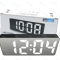 LED Mirror Digital Alarm Clock With Large Display And Silent Noiseless Design 4