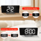 LED Mirror Digital Alarm Clock With Large Display And Silent Noiseless Design 9