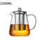 HeatResistant Glass Teapot With Stainless Steel Infuser For Loose Leaf Tea 1