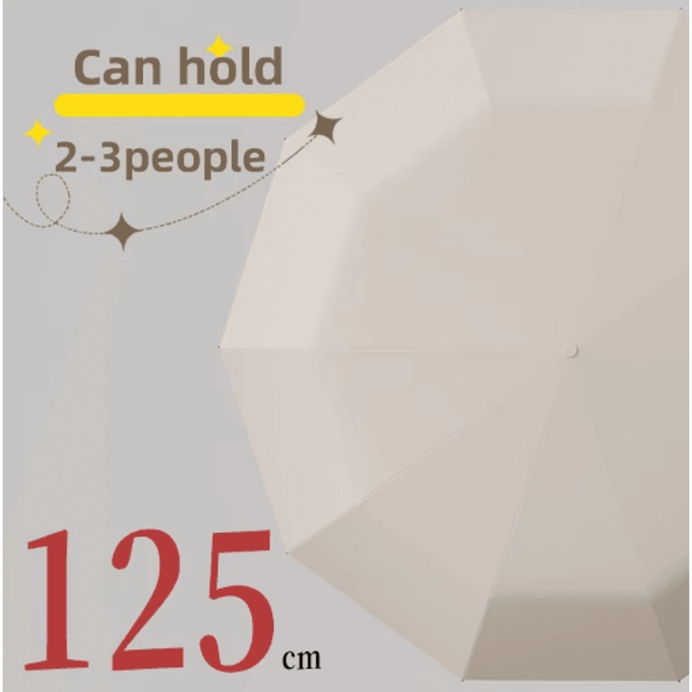 Extra Large Automatic Windproof Umbrella With UV Protection And Reinforced Frame 13