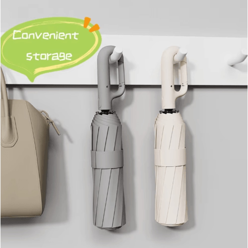 Extra Large Automatic Windproof Umbrella With UV Protection And Reinforced Frame 14