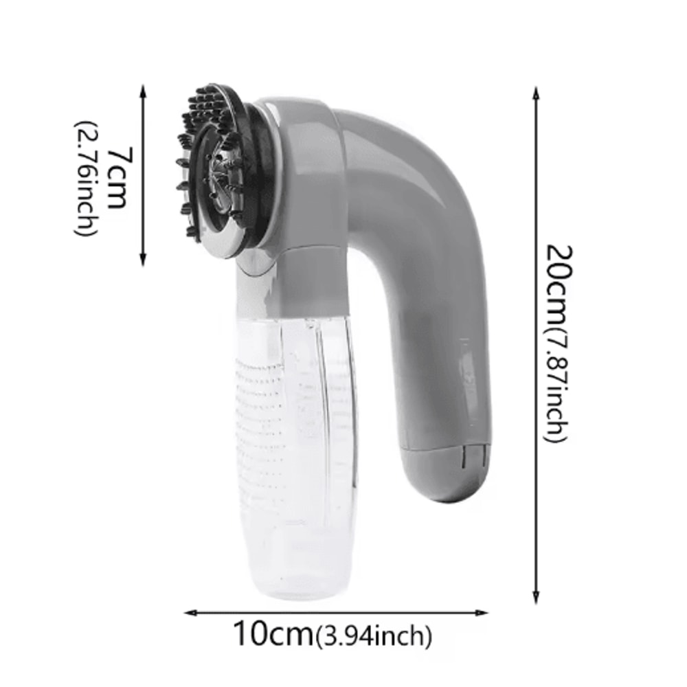 Portable Pet Hair Vacuum Grooming Brush With Electric Massage And Dual Cleaning Function 1