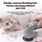 Portable Pet Hair Vacuum Grooming Brush With Electric Massage And Dual Cleaning Function 5