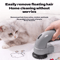Portable Pet Hair Vacuum Grooming Brush With Electric Massage And Dual Cleaning Function 5