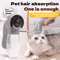 Portable Pet Hair Vacuum Grooming Brush With Electric Massage And Dual Cleaning Function 6