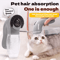 Portable Pet Hair Vacuum Grooming Brush With Electric Massage And Dual Cleaning Function 6