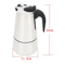 Stovetop Moka Pot Espresso Maker 469 Cup Italian Coffee Percolator 2