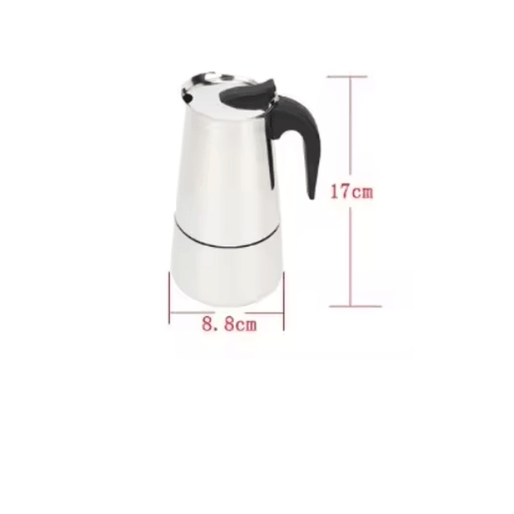 Stovetop Moka Pot Espresso Maker 469 Cup Italian Coffee Percolator 4
