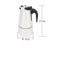 Stovetop Moka Pot Espresso Maker 469 Cup Italian Coffee Percolator 4