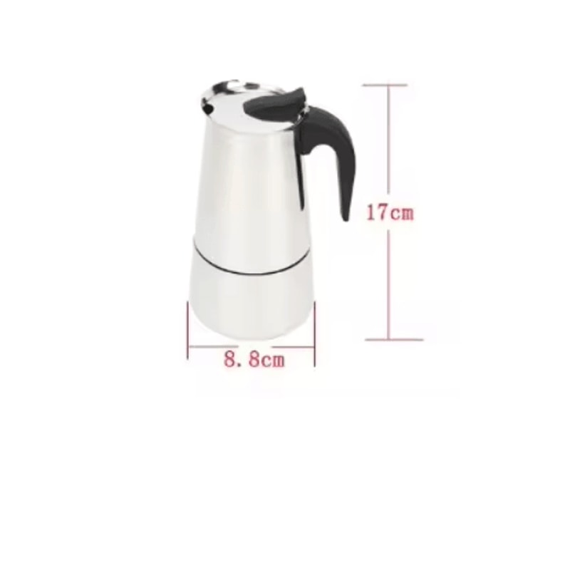 Stovetop Moka Pot Espresso Maker 469 Cup Italian Coffee Percolator 4