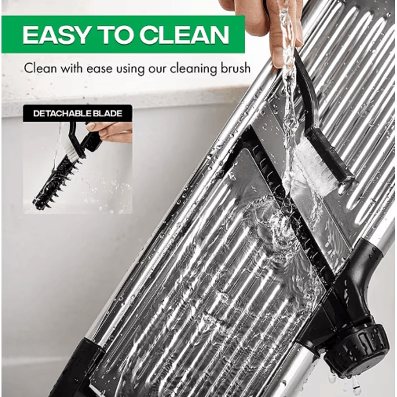 Adjustable Stainless Steel Mandoline Slicer MultiBlade Vegetable Cutter Food Prep Tool 1