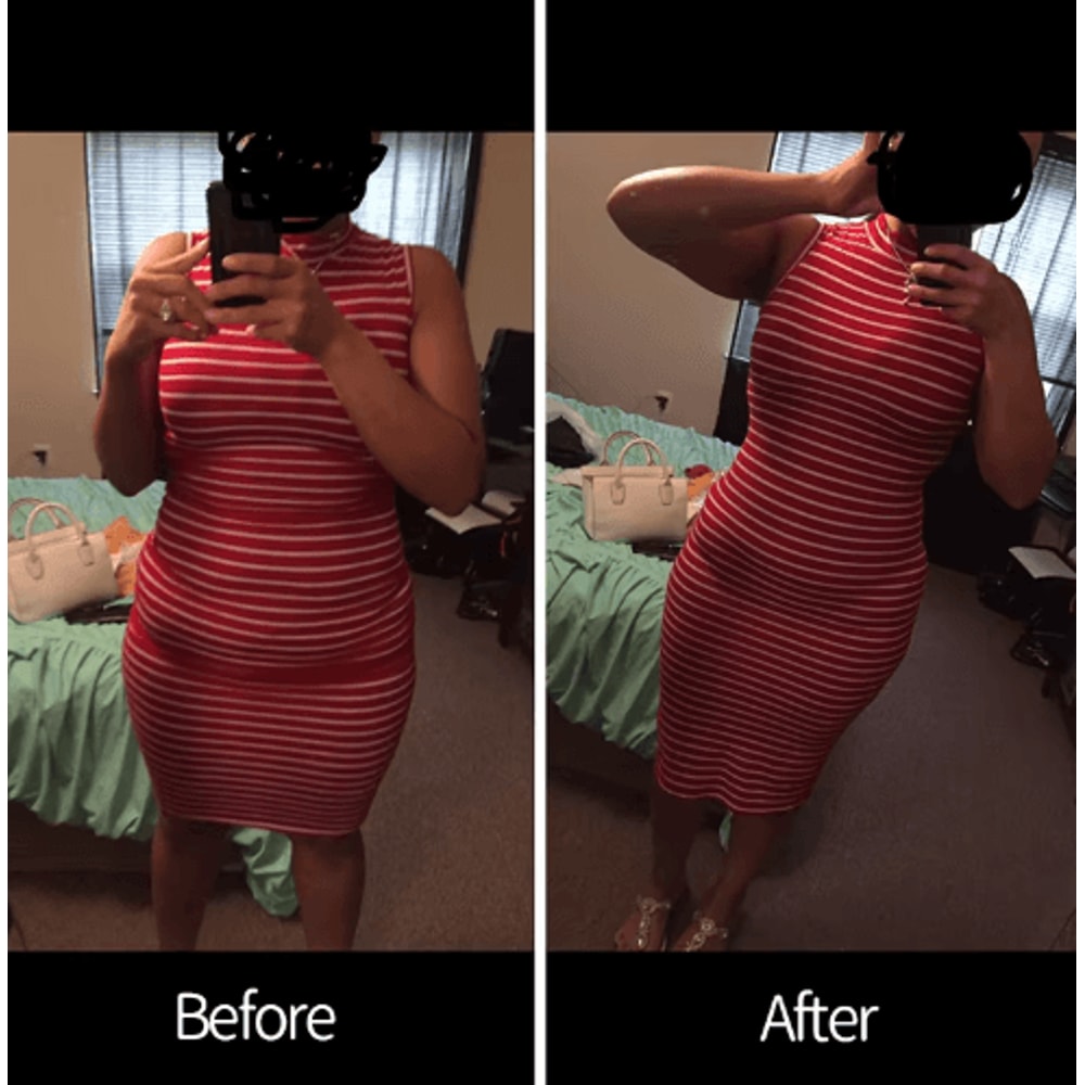 Hourglass Sauna Sweat Waist Trainer Belt Sticky Compression Shapewear For Tummy Control 5