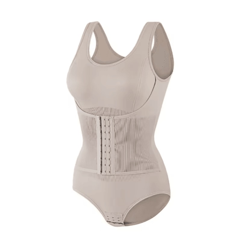 Womens Zipper Bodysuit Shapewear Tummy Control Waist Trainer With Slimming Compression 4