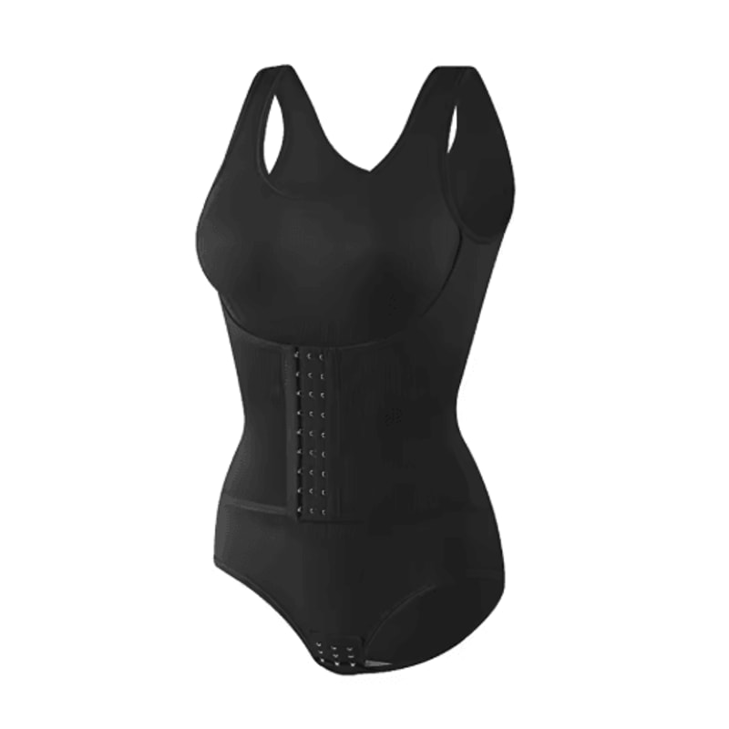 Womens Zipper Bodysuit Shapewear Tummy Control Waist Trainer With Slimming Compression 5