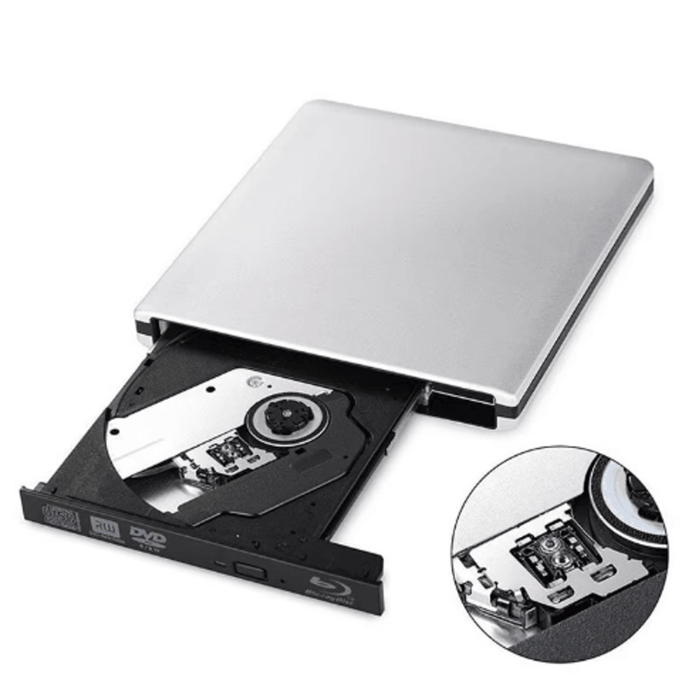 External USB 30 Bluray Drive 3D BDDVD Burner Optical Disc Reader 5