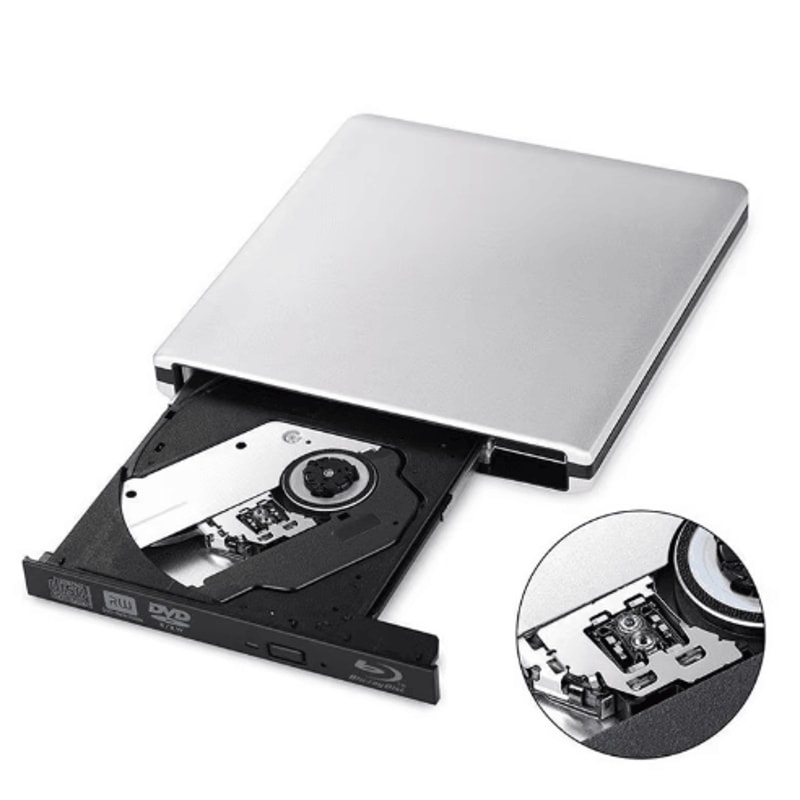 External USB 30 Bluray Drive 3D BDDVD Burner Optical Disc Reader 5