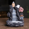 Backflow Incense Burner Waterfall Aromatherapy Holder With Incense Cones Set 6