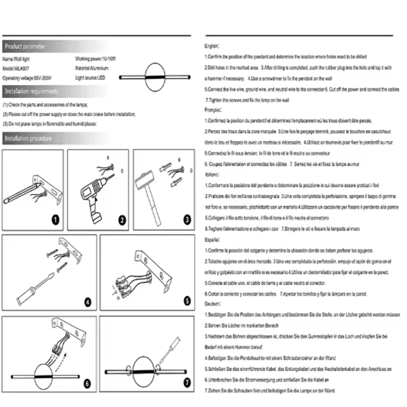 Modern LED Mirror Wall Light 4060cm Bathroom Vanity Lamp In Black Gold 5