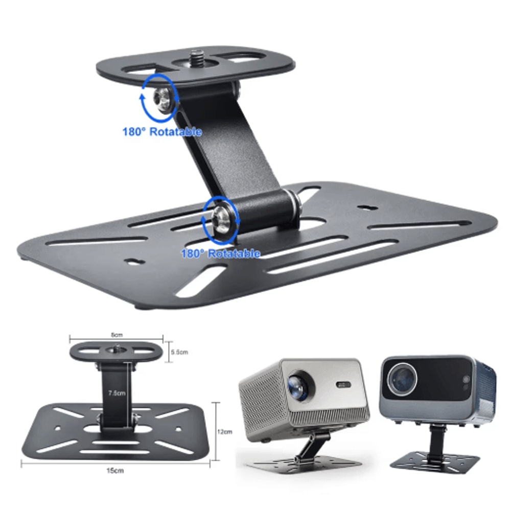 Universal Adjustable Projector Stand Wall Mount Bracket For Home And Office 5