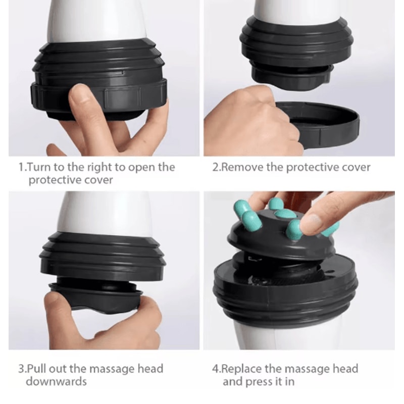 Portable Electric Body Massager AntiCellulite Slimming Deep Tissue Vibration Device 3