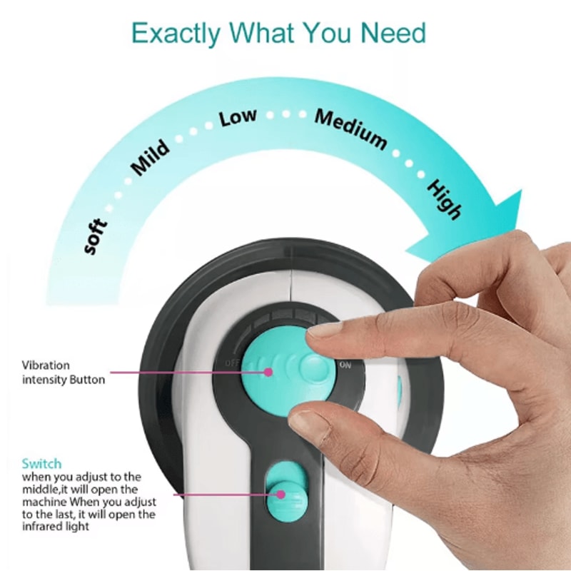 Portable Electric Body Massager AntiCellulite Slimming Deep Tissue Vibration Device 5