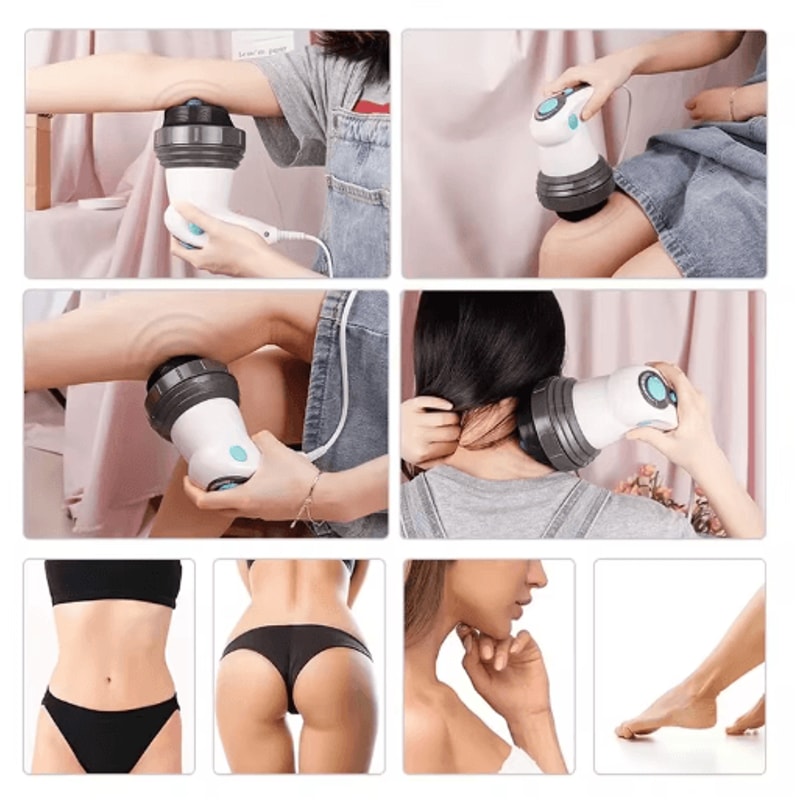 Portable Electric Body Massager AntiCellulite Slimming Deep Tissue Vibration Device 7