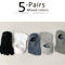 5 Pairs Invisible Toe Socks Breathable Cotton Five Finger NoShow Socks 1