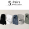 5 Pairs Invisible Toe Socks Breathable Cotton Five Finger NoShow Socks 1