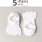 5 Pairs Invisible Toe Socks Breathable Cotton Five Finger NoShow Socks 6