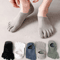 5 Pairs Invisible Toe Socks Breathable Cotton Five Finger NoShow Socks 9