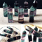 Natural Fluorite Crystal Wand Colorful Striped Healing Quartz Point 47CM 0