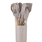 12Piece Silicone Kitchen Utensil Set NonStick Cooking Tools With Wooden Handles 1